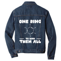 Chemistry Benzene Ring Molecule Bond-5167u Men Denim Jacket | Artistshot