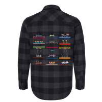 Hot Trend Cedar Poiint Coaster Cars Design Flannel Shirt | Artistshot