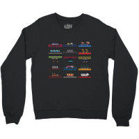 Hot Trend Cedar Poiint Coaster Cars Design Crewneck Sweatshirt | Artistshot