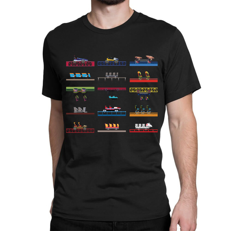 Hot Trend Cedar Poiint Coaster Cars Design Classic T-shirt by bummercaught | Artistshot