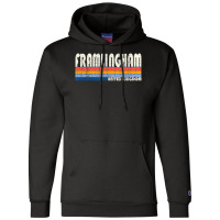 Retro Vintage 70s 80s Style Framlingham, United Kingdom Champion Hoodie | Artistshot