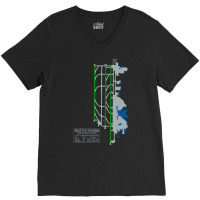 Trending Sea Seatac Seattle Airport Art V-neck Tee | Artistshot