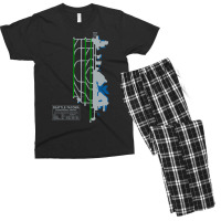 Trending Sea Seatac Seattle Airport Art Men's T-shirt Pajama Set | Artistshot