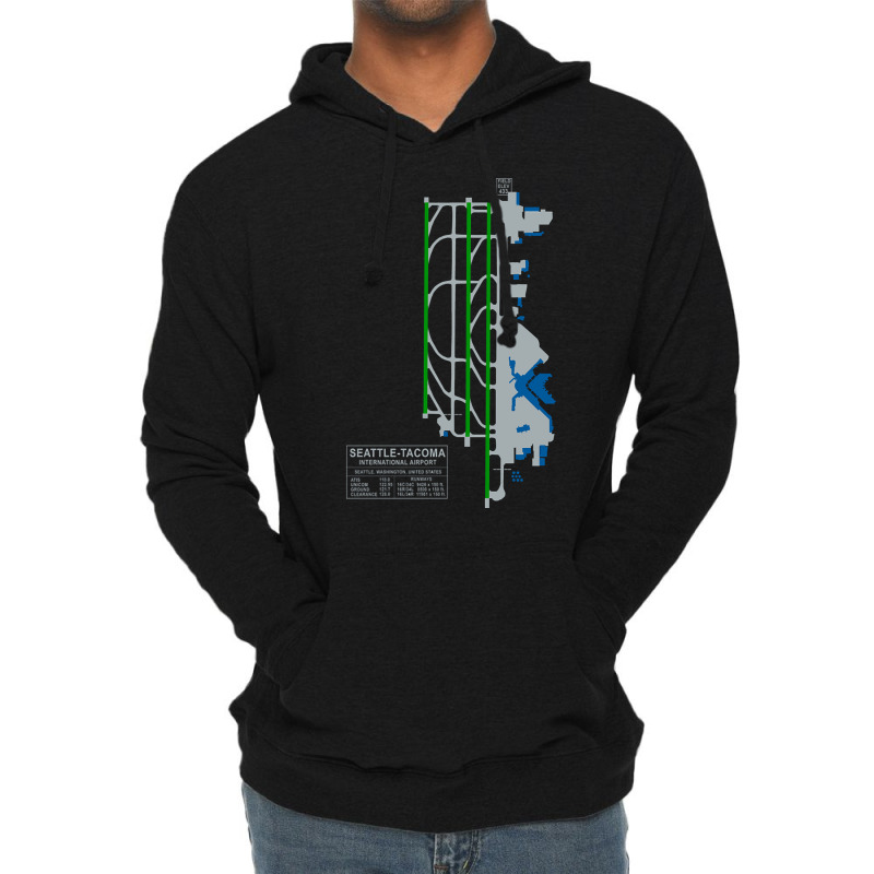 Trending Sea Seatac Seattle Airport Art Lightweight Hoodie by seifertmurryq3jmxs | Artistshot