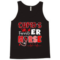 Cupid S Favorite Er Nurse Medical Valentine Day Nursing Tank Top | Artistshot