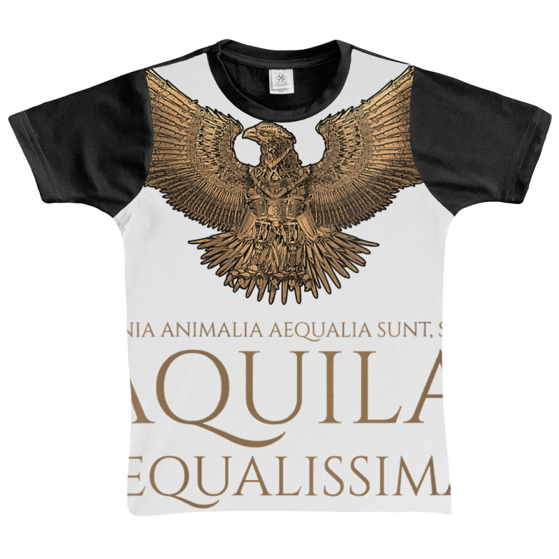 Womens Ancient Rome Latin   The Eagle Is The Most Equal   Steampunk V Graphic Youth T-shirt by rennambka | Artistshot