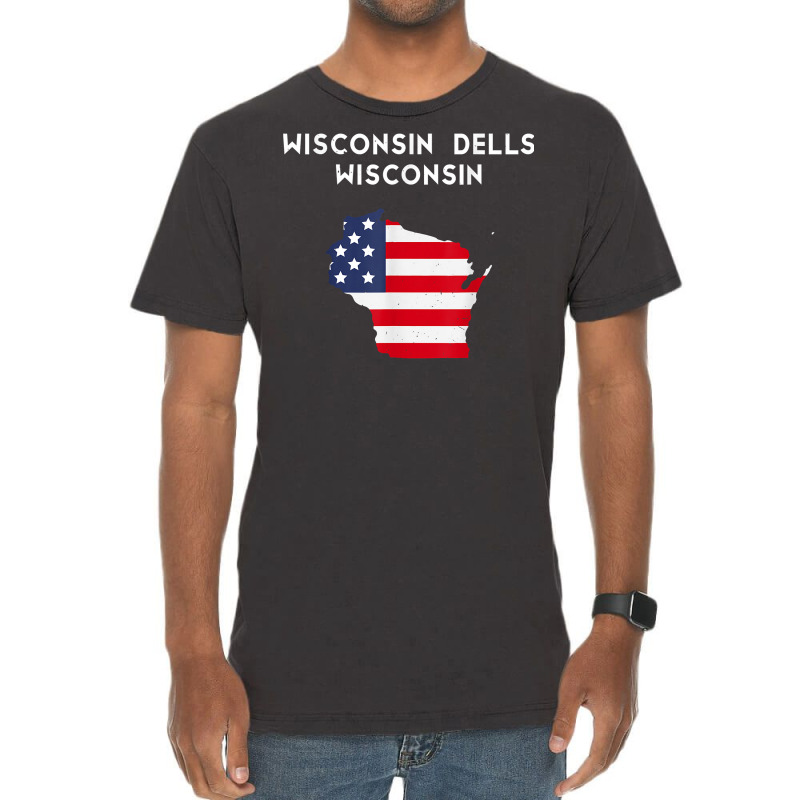 Wisconsin Dells Wisconsin Usa State America Travel Wisconsin T Shirt Vintage T-shirt | Artistshot