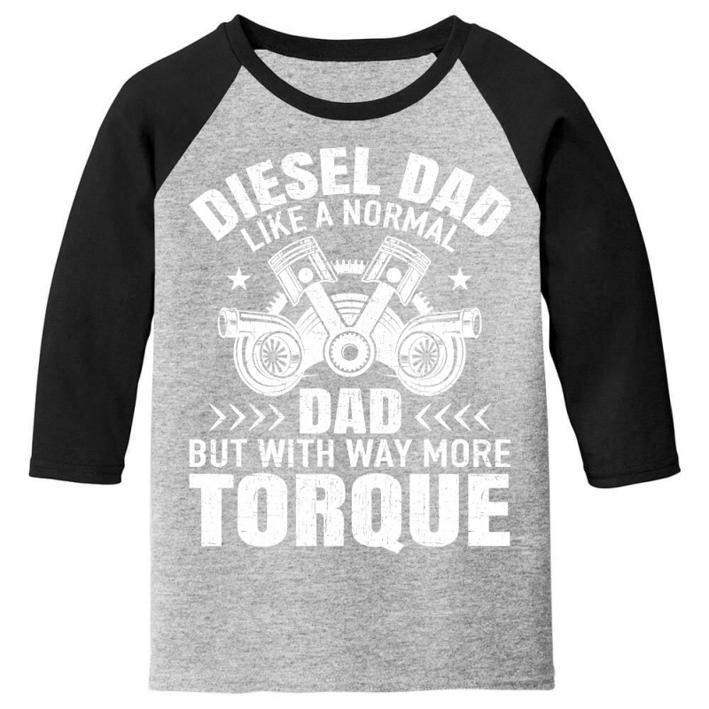 Diesel Mechanic Dad Automobile Fathers Day Youth 3/4 Sleeve by PeterArtist | Artistshot