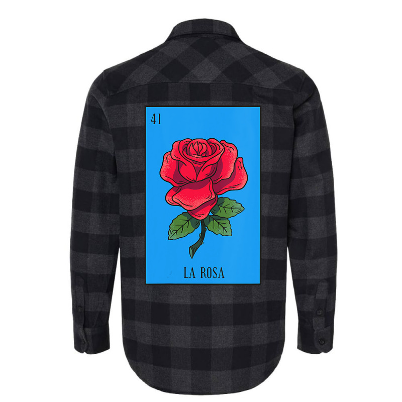 Womens Mexican Lottery La Rosa Rose Game Of Mexico Latino Design Vneck Flannel Shirt by AlejandroArtist | Artistshot