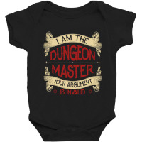 I Am The Dungeon Master Your Argument Is Invalid Baby Bodysuit | Artistshot