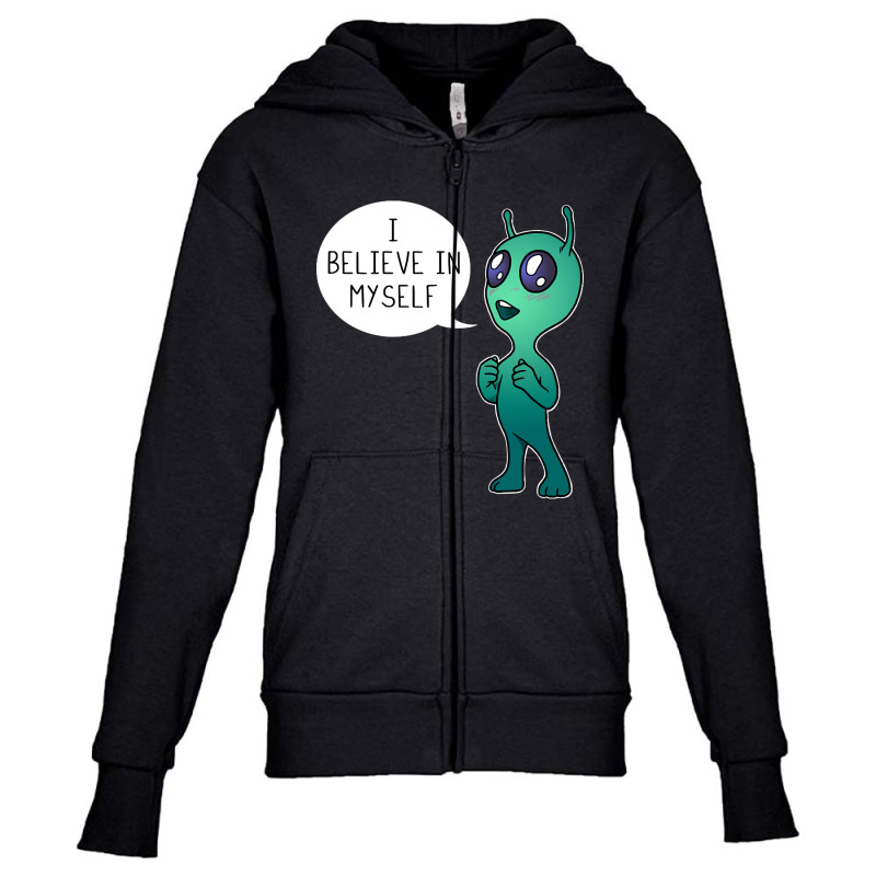 I Believe In Myself Youth Zipper Hoodie | Artistshot