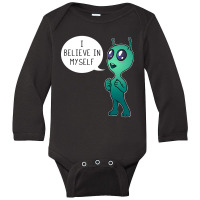 I Believe In Myself Long Sleeve Baby Bodysuit | Artistshot