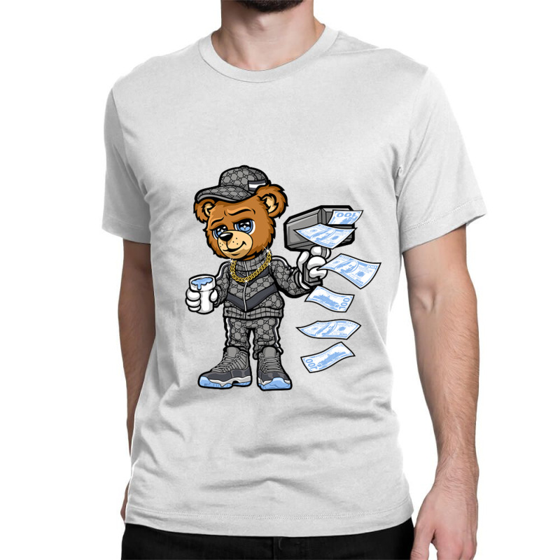 Cool Grey 11s Shirt White Cash Cann Bear Classic T-shirt | Artistshot