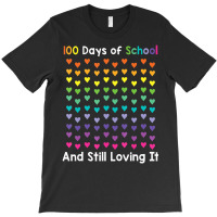 Hot Trend Cute 100 Days Of School And Still Loving It Hearts 100th Day T-shirt | Artistshot