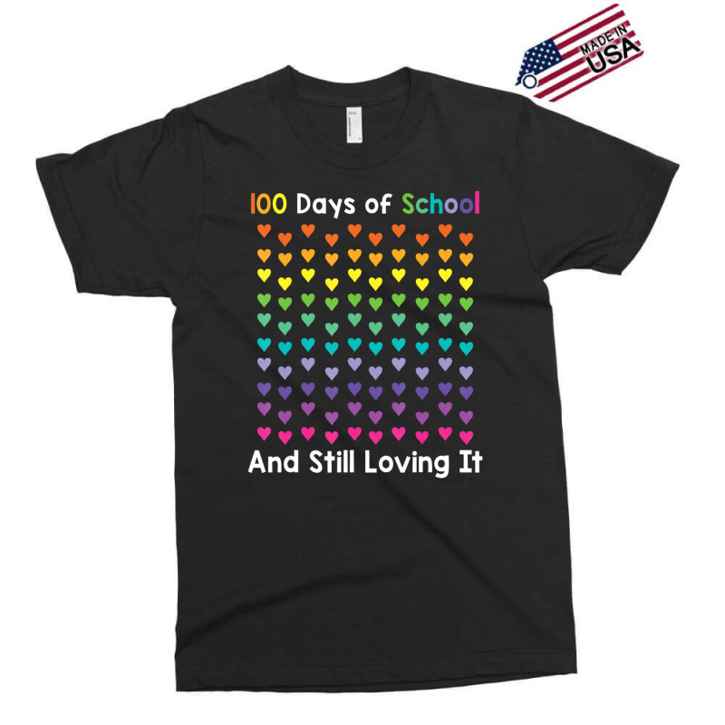 Hot Trend Cute 100 Days Of School And Still Loving It Hearts 100th Day Exclusive T-shirt | Artistshot