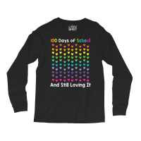 Hot Trend Cute 100 Days Of School And Still Loving It Hearts 100th Day Long Sleeve Shirts | Artistshot