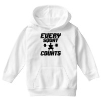 Womens Every Squat Counts Workout Weightlifting Gym Apparel V Neck T S Youth Hoodie | Artistshot