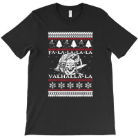 Fa-la-la-la-la Ugly Xmas Sweater Santa Hat Xmas 2022 T-shirt | Artistshot