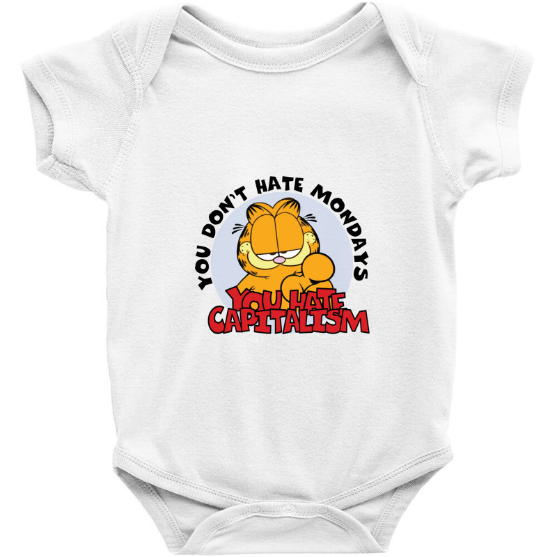 You Hate Capitalism Baby Bodysuit by curutputihgot | Artistshot