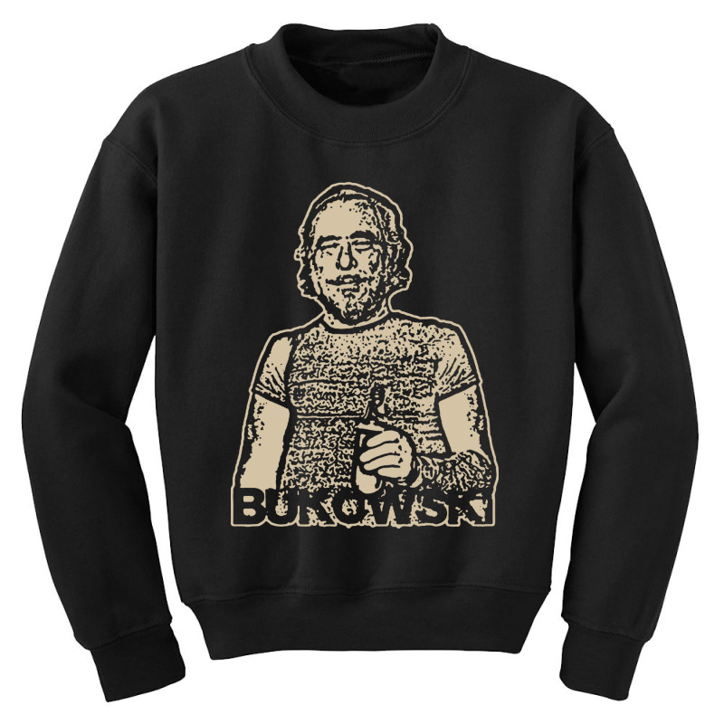 Vintage Charles Bukowski Youth Sweatshirt by Melissa Store | Artistshot