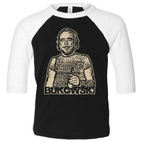 Vintage Charles Bukowski Toddler 3/4 Sleeve Tee | Artistshot