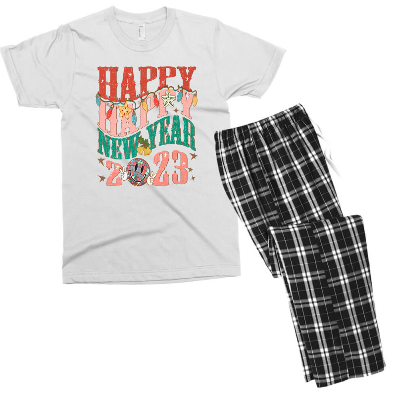 Happy New Year Party Family Celebration Goodbye Christmas Men's T-shirt Pajama Set | Artistshot