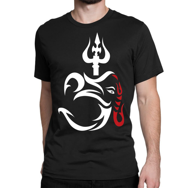 Limited Edition Om-ganesha And Lord Shiva Divine Trident Trishul Classic T-shirt by yumgaugeteuda | Artistshot