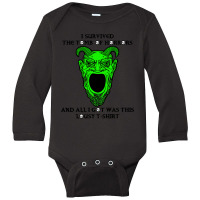 I Survived The Tomb Of Horrors Long Sleeve Baby Bodysuit | Artistshot