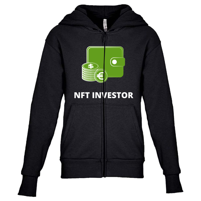 Nft Collector - Token, Investment Youth Zipper Hoodie by Yans Digital | Artistshot