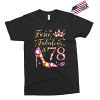 Hot Trend Fierce Fabulous & 78 Years Old Women 78th Birthday Party Exclusive T-shirt | Artistshot