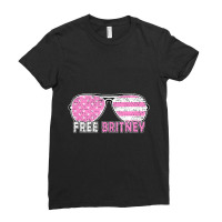 Trending Free Britney Movement Vintage Us Flag Hot (2) Ladies Fitted T-shirt | Artistshot