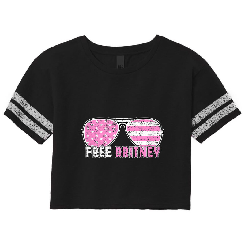 Trending Free Britney Movement Vintage Us Flag Hot (2) Scorecard Crop Tee by femalesbaubles | Artistshot