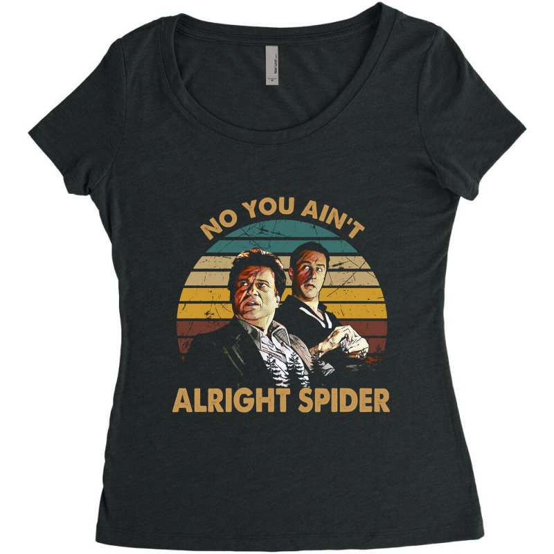 Joe Pesci Vintage Movie Alright Retro Women's Triblend Scoop T-shirt by Box Bingham | Artistshot