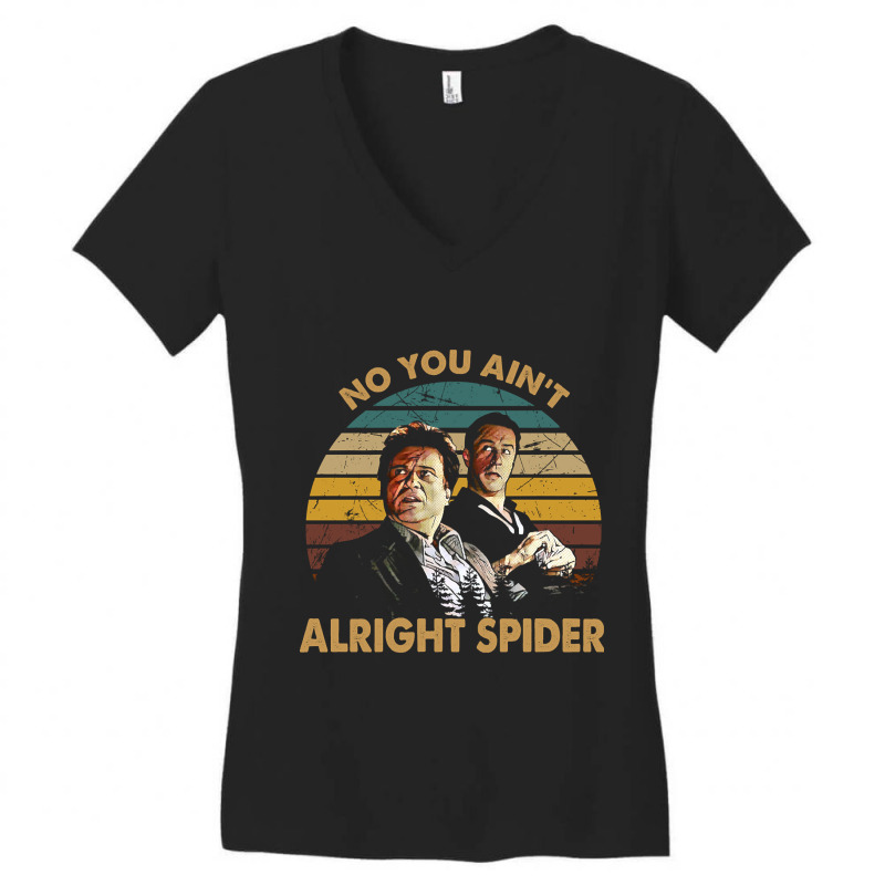 Joe Pesci Vintage Movie Alright Retro Women's V-Neck T-Shirt by Box Bingham | Artistshot