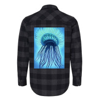 Jellyfish Artwork Marine Flannel Shirt | Artistshot