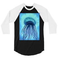 Jellyfish Artwork Marine 3/4 Sleeve Shirt | Artistshot