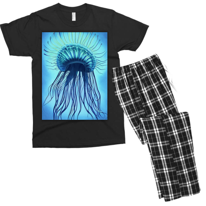 Jellyfish Artwork Marine Men's T-shirt Pajama Set | Artistshot