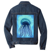 Jellyfish Artwork Marine Men Denim Jacket | Artistshot