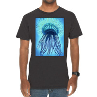 Jellyfish Artwork Marine Vintage T-shirt | Artistshot