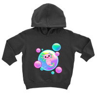 Kawaii Axolotl With Bubbles Toddler Hoodie | Artistshot