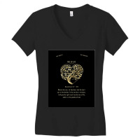 Christian Bible Verse Tree Of Life Revelation 27 6 Women's V-neck T-shirt | Artistshot