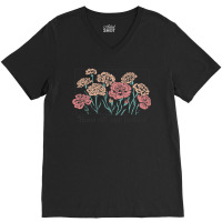 Bans Off Our Bodies Vintage Carnation Flowers Feminist You V-neck Tee | Artistshot