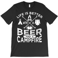 Camping Hoodie Men Women Beer Campfire Graphic Tent T-shirt | Artistshot