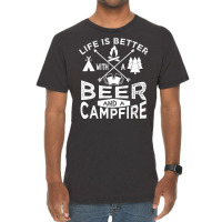 Camping Hoodie Men Women Beer Campfire Graphic Tent Vintage T-shirt | Artistshot