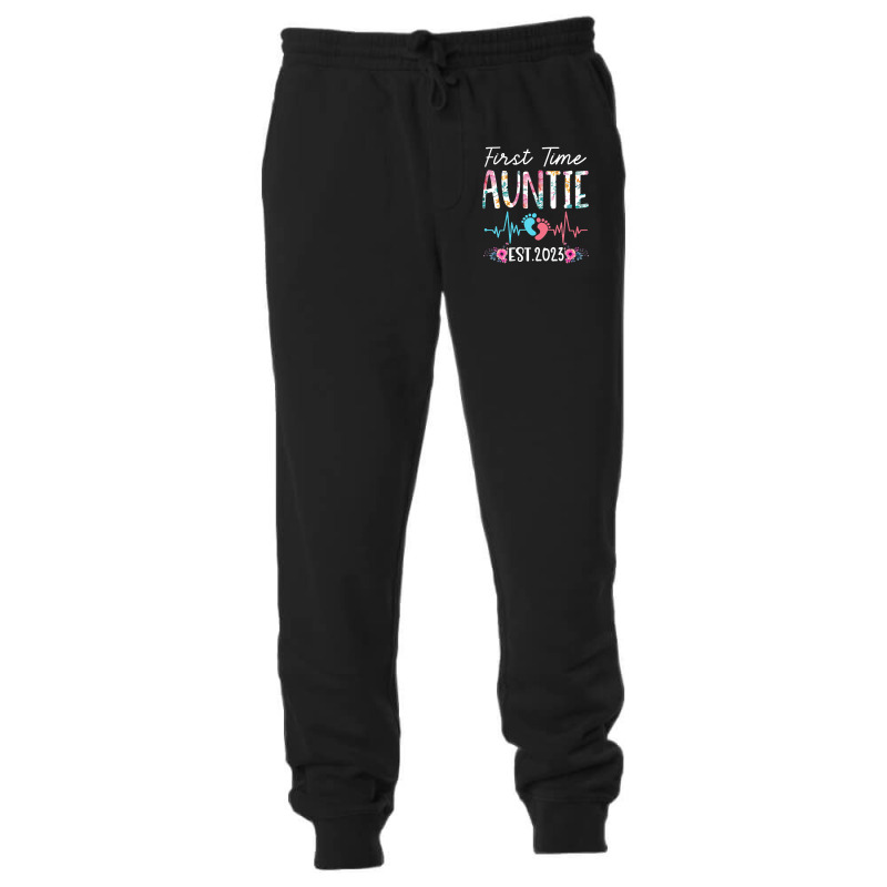 First Time Auntie 2023 Mothers Day Christmas Soon To Be Mom Unisex Jogger | Artistshot