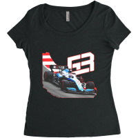 Racing Russell Kubica 2019 Women's Triblend Scoop T-shirt | Artistshot