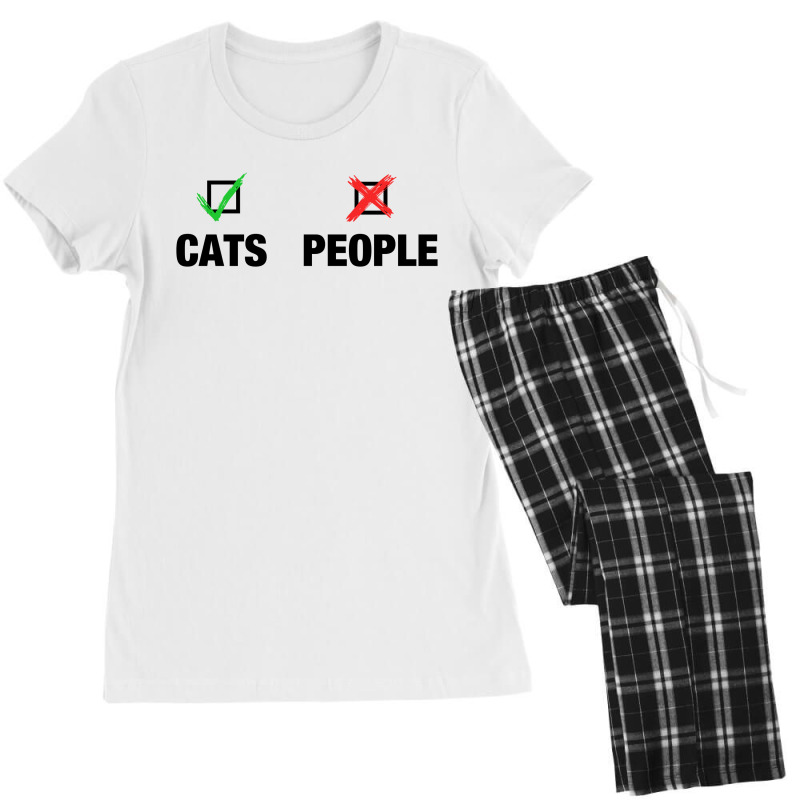 Cats Yes, People No Women's Pajamas Set by NAE | Artistshot