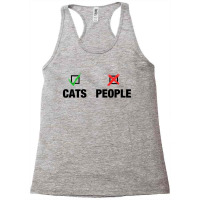 Cats Yes, People No Racerback Tank | Artistshot