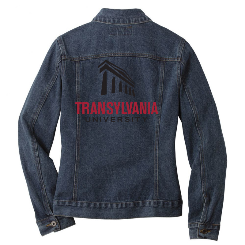 Transylvania University Ladies Denim Jacket by Ellard grey | Artistshot