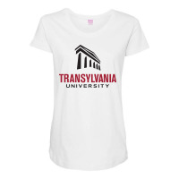 Transylvania University Maternity Scoop Neck T-shirt | Artistshot